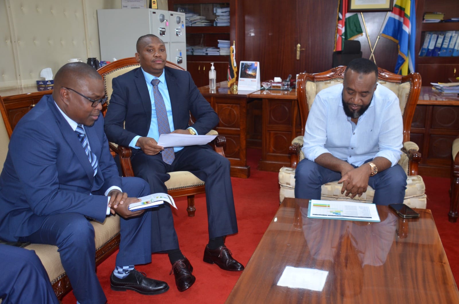 CS Joho at Kerio Valley